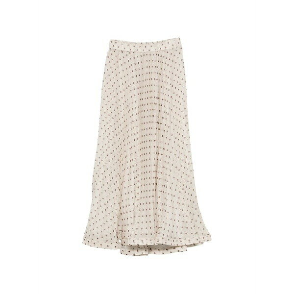 パロッシュ レディース スコート ボトムス Pallina polka-dot maxi skirt Neutrals