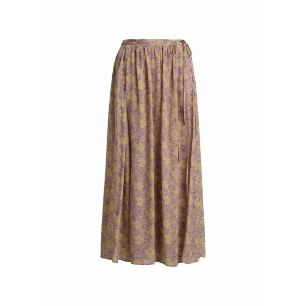 ラルフローレン レディース スコート ボトムス Floral-print crinkled skirt Neutrals