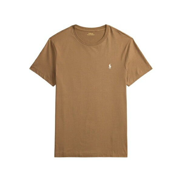 ラルフローレン メンズ ティーシャツ トップス Custom slim fit crew-neck t-shirt Brown
