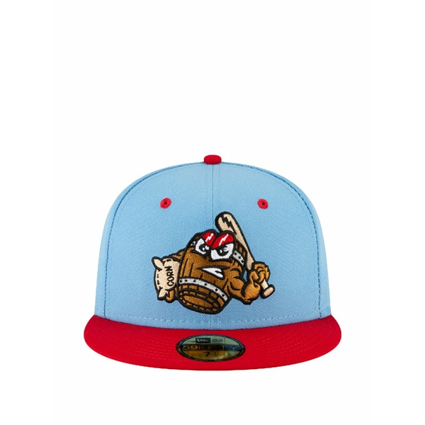 ニュー内鰓 メンズ 鳥打ち帽 付属物 59fifty louisville bats baseball cap Blue