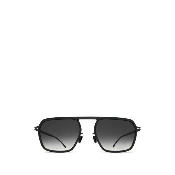 マイキータ メンズ サングラス・アイウェア 付属物 Yucca geometric-frame sunglasses Black