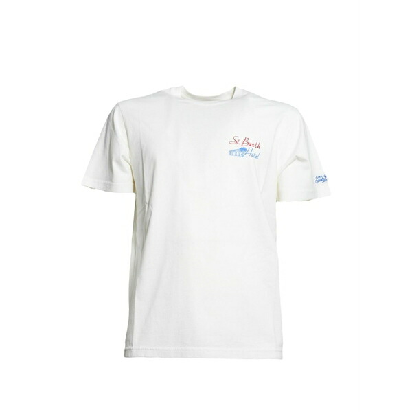 エムシーツーセイントバース メンズ プルオーバー トップス Portland hotel-print t-shirt White