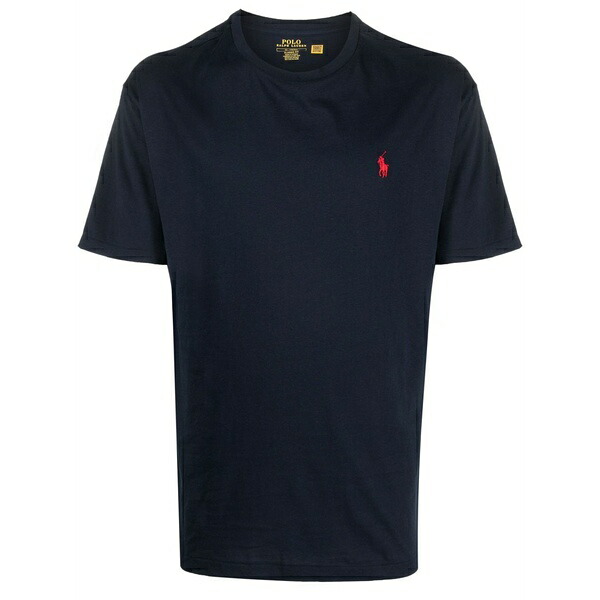 ラルフローレン メンズ ティーシャツ トップス Logo-embroidered cotton t-shirt  Blue