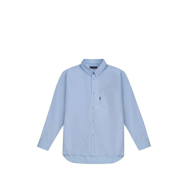 ゴーシャ ラブチンスキー メンズ シャツ トップス Chest-pocket straight-fit shirt Blue|asty