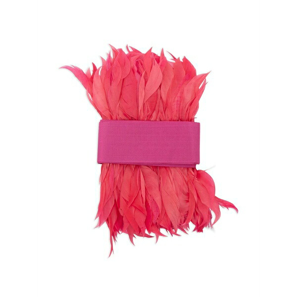 サラ・ロカ レディース 三尺帯 付属物 Feather-trim belt Pink