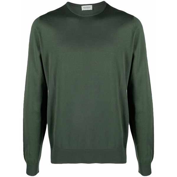 ジョンスメドレー メンズ 編み物\u0026スウェーター アウター Fine-knit cotton jumper Blue