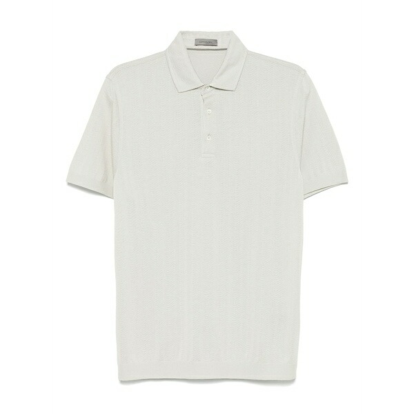 コルネリアーニ メンズ スポーツシャツ トップス Jersey polo shirt Grey