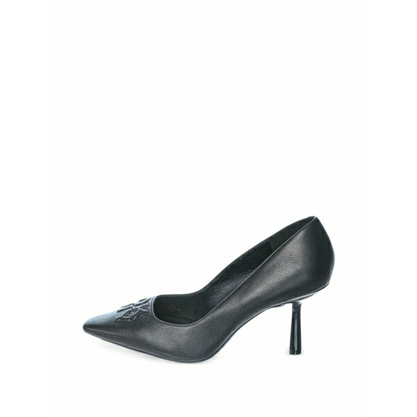 ダナ キャラン ニューヨーク州 レディース パンプス シューズ Nella logo-embossed heeled pumps Black