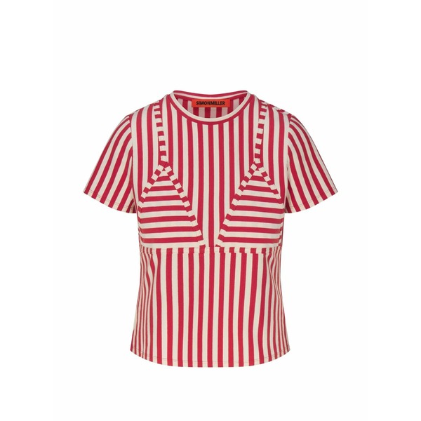 サイモン銀鏡 レディース ティーシャツ トップス Kini t-shirt Red