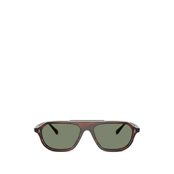 オリバーピープルズ メンズ サングラス・アイウェア 添え物 Estin tortoiseshell-effect pilot-frame sunglasses Brown