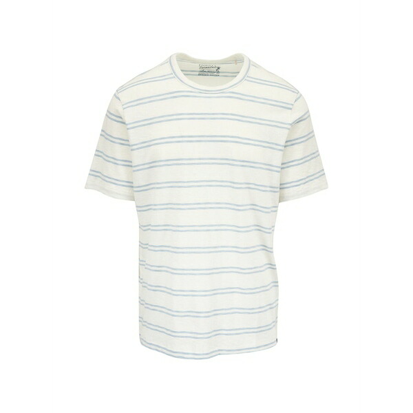 ファエティ メンズ プルオーバー トップス Striped short-sleeve t-shirt Neutrals