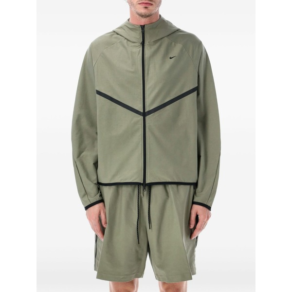 ナイキ メンズ 上衣＆上衣 アウター Tech zip-up hoodie Green
