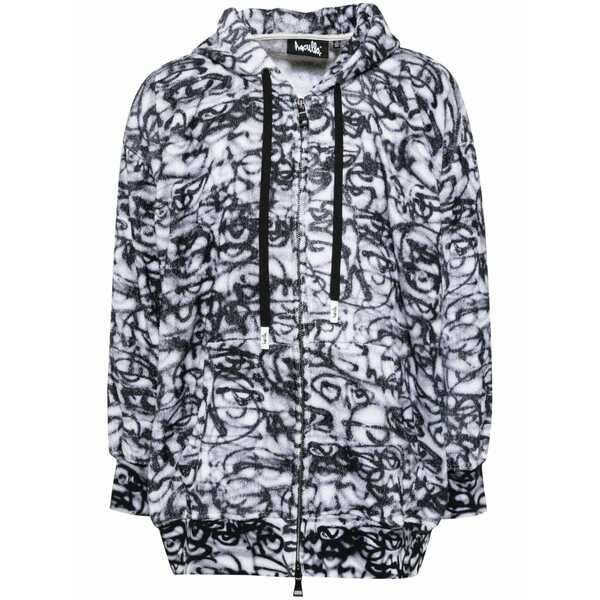 ハクーラ メンズ 上衣＆上衣 アウター Zip-up hooded jacket White