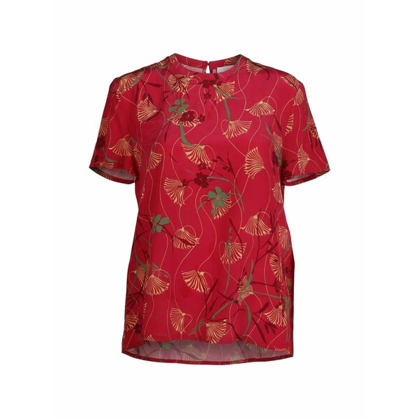 ヴァレンティノ ガラヴァーニ レディース ティーシャツ トップス Floral-print t-shirt Red