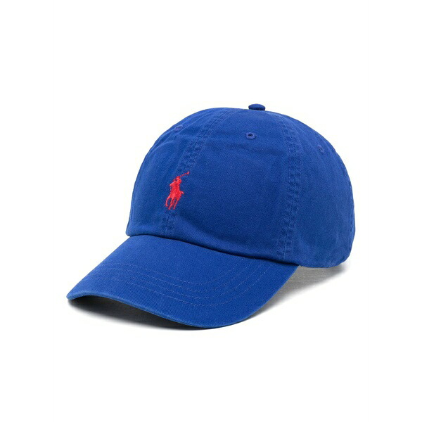 ラルフローレン レディース 鳥打ち帽 付属物 Cotton chino ball hat Blue