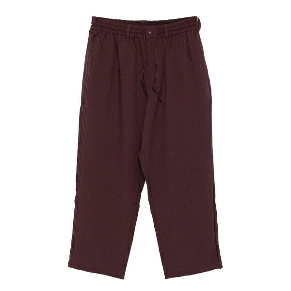 ワイスロバート・エドワード・リー メンズ 心地好いズボン下 ボトムス Drawstring-waist cotton trousers Purple