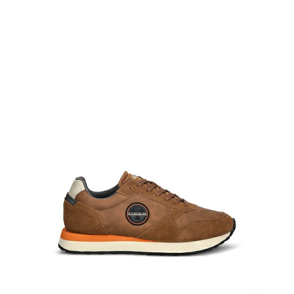 ナパピリ メンズ スニーカー シューズ Nova logo-patch sneakers Brown