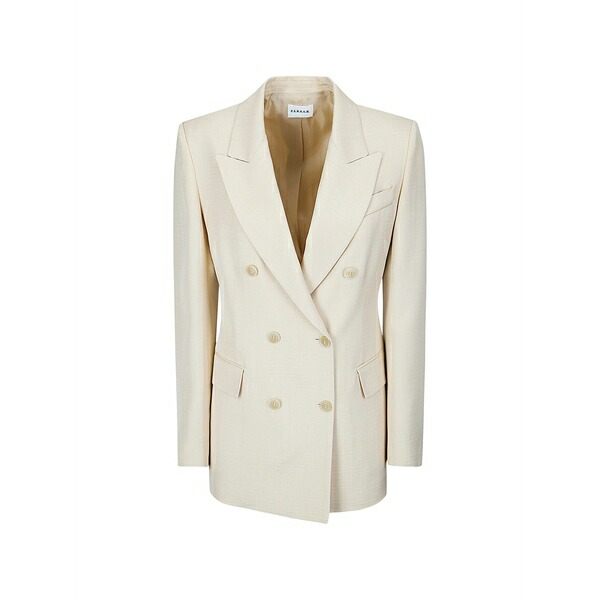 パロッシュ レディース 上衣＆上衣 アウター Rania double-breasted jacket Neutrals