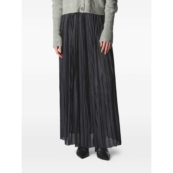 ロベルトコリーナ レディース スコート ボトムス Pleated maxi skirt Black