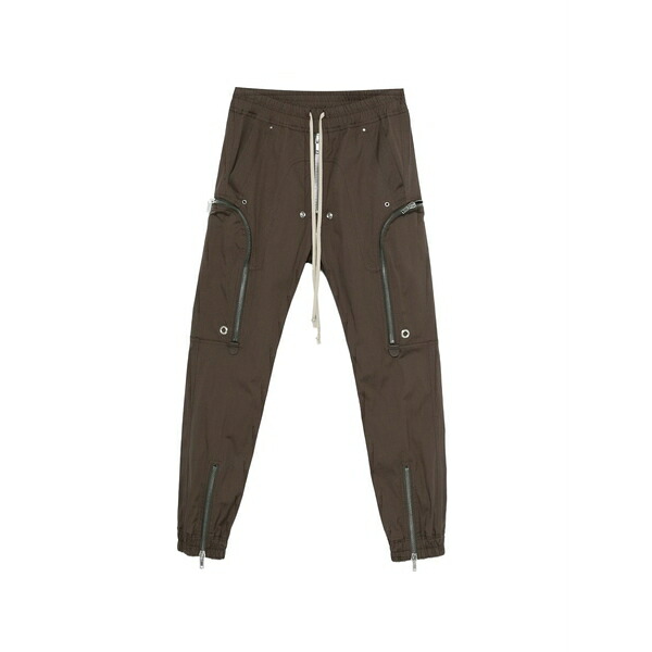 リックオウエンス メンズ カジュアルパンツ ボトムス Bauhaus zip cargo pants Brown｜asty