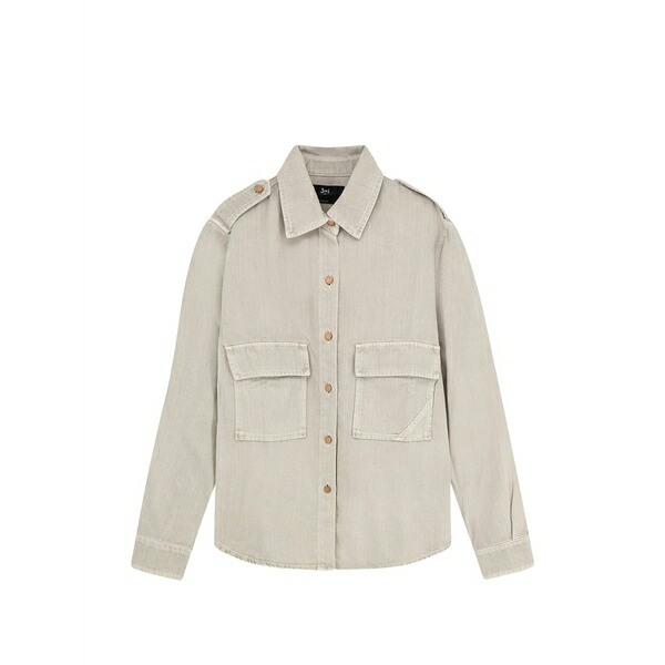 スリーバイワン レディース プルオーバー トップス Kenya shirt Neutrals