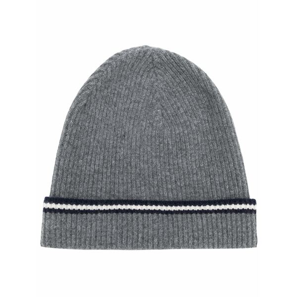 バリー メンズ 鳥打ち帽 付属物 Bally stripe beanie Grey