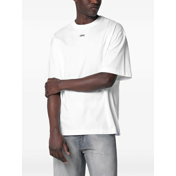 象牙色 メンズ プルオーバー トップス Arrow graphic t-shirt White