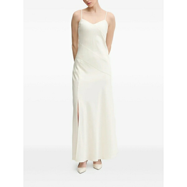 ジョープ レディース 衣装 トップス Split-detail v-neck maxi dress Neutrals