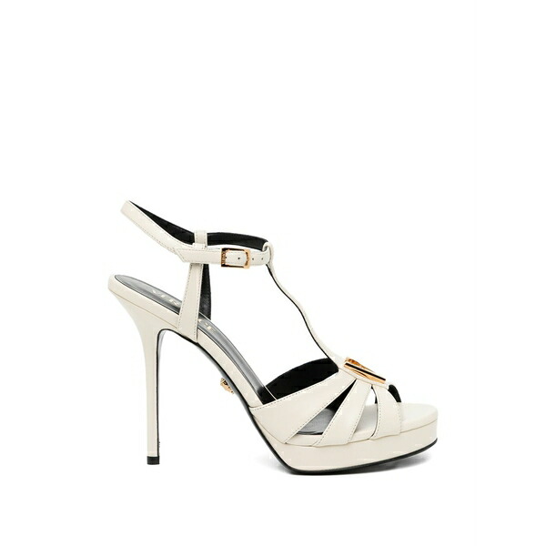ヴェルサーチ レディース サンダル シューズ 120mm v sandals Neutrals｜asty