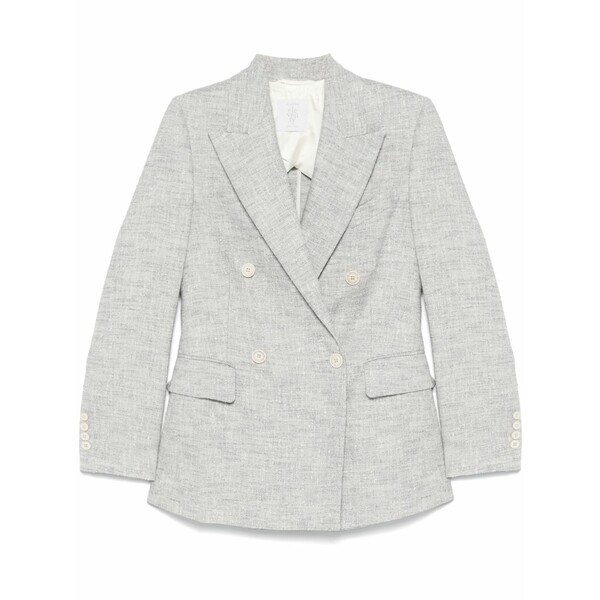 イレブンティ レディース 上衣＆上衣 アウター Boucl￡-design blazer Grey