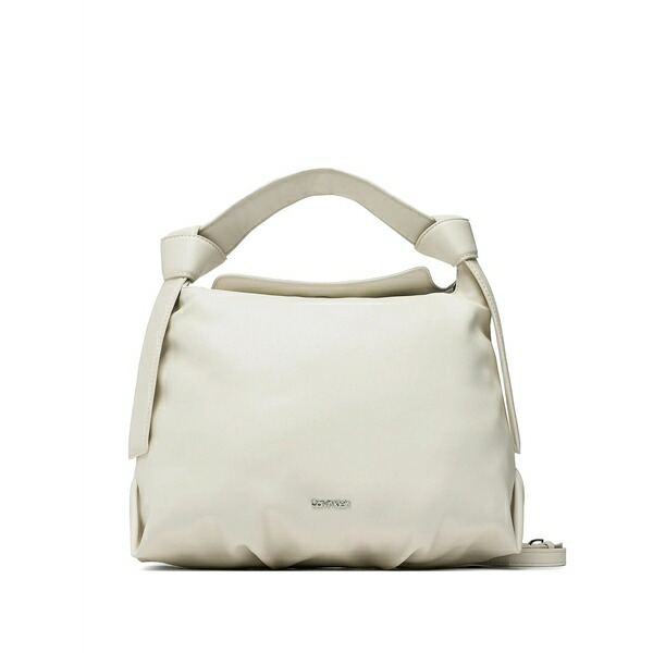 カルバンクライン レディース トートバッグ 御徒面子 Knotted-strap tote bag Neutrals