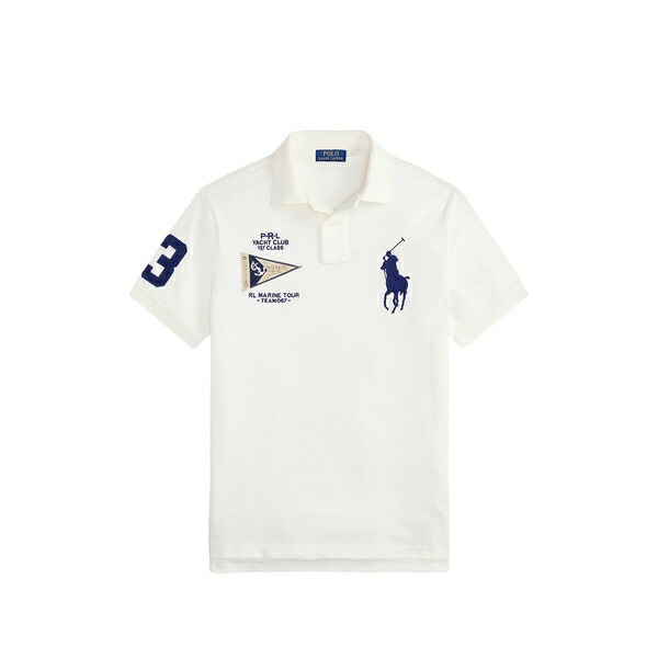 ラルフローレン メンズ スポーツシャツ トップス Big pony embroidered polo shirt Neutrals