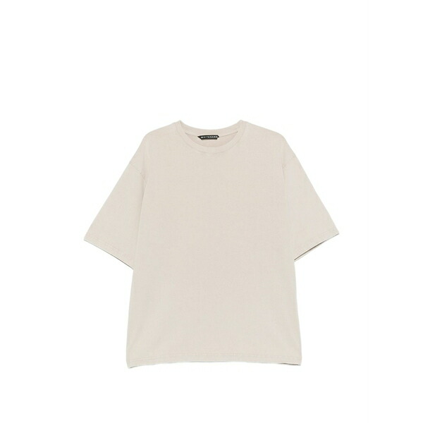 白いこと真砂 メンズ プルオーバー トップス Round-neck t-shirt Neutrals