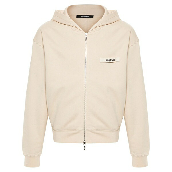 ジャクエムス メンズ パーカー・スウェットシャツ アウター Le hoodie gros grain hoodie Neutrals