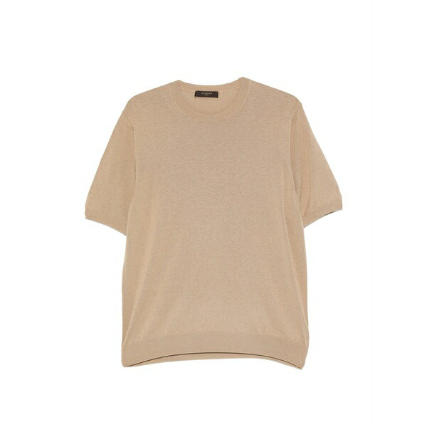 ザノーネ メンズ ティーシャツ トップス Crew-neck t-shirt Neutrals