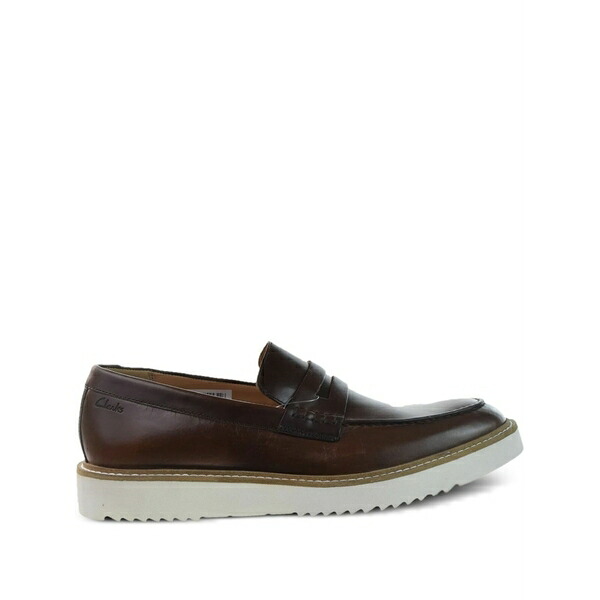 クラークス メンズ スリッポン・ローファー シューズ Ernest free slip-on loafers Brown
