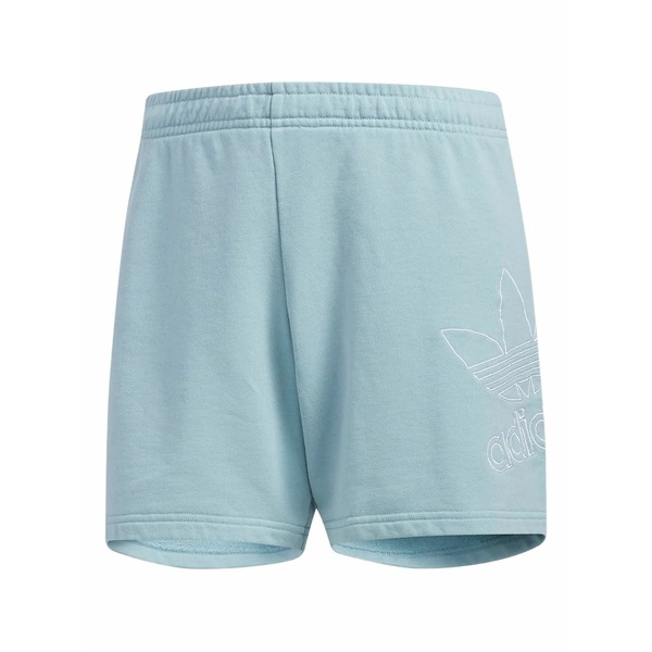 アディダス レディース ティーシャツ トップス Signature shorts Blue