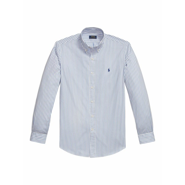 ラルフローレン メンズ シャツ トップス Button-down striped shirt White|asty