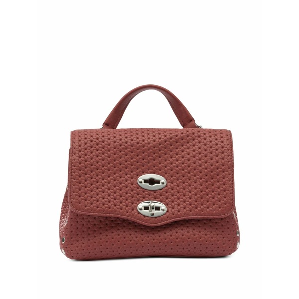 ザネラート レディース トートバッグ 御徒面子 Woven tote bag Red