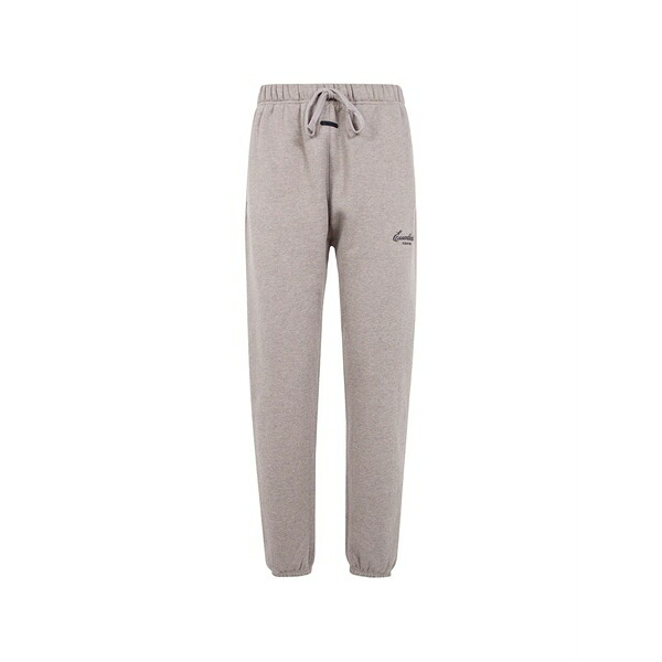 エフオージーエッセンシャルズ レディース カジュアルパンツ ボトムス Logo-print track pants Grey｜asty