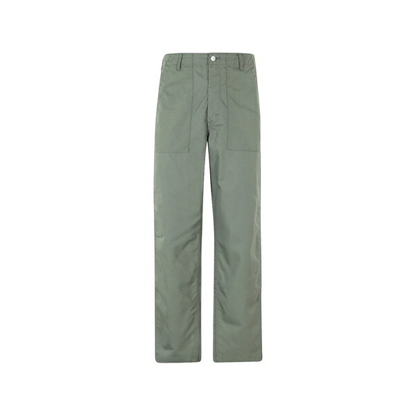 エドウィン メンズ 心地よいズボン下 ボトムス Baker patch-pocket trousers Green