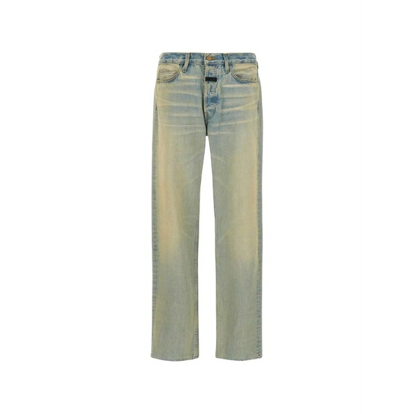 フィアオブゴッド メンズ ジーンズズボン下 ボトムス 8th collection faded-effect denim jeans Blue