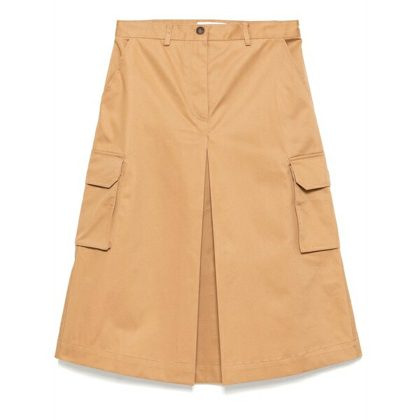 棲み家 狐狸 レディース スコート ボトムス Utility skirt Brown