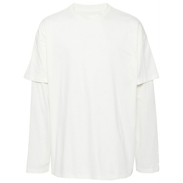 ジル・サンダー メンズ ティーシャツ トップス Logo-print t-shirt White