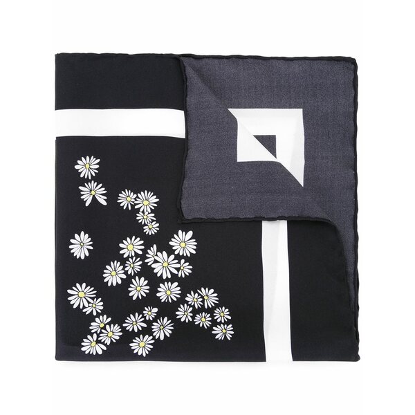 マッグロー レディース 消音装置・袈裟・えり巻き 佩び物 Daisy-print neck tie  Black