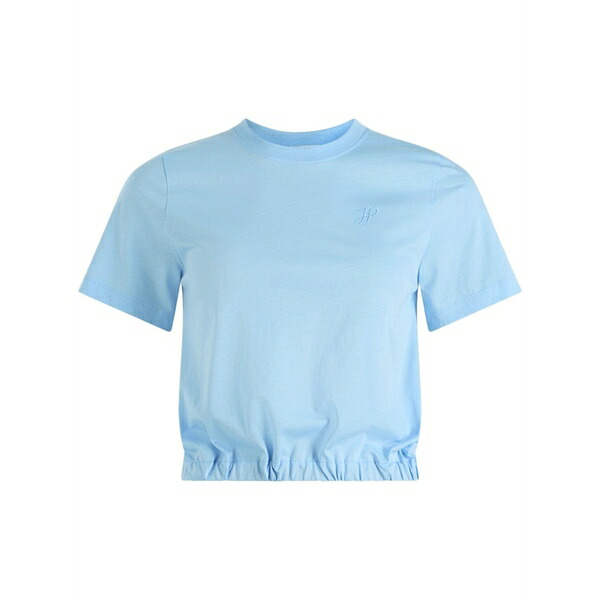 ジャンパトゥ レディース プルオーバー トップス Open-back organic-cotton t-shirt Blue