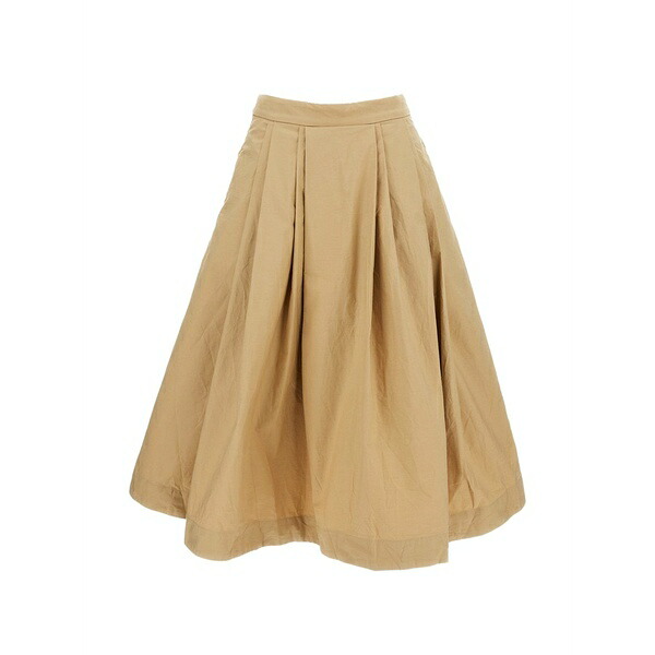 ケイシーケイシー レディース スコート ボトムス Anarchic pleated-design MIDI skirt Neutrals