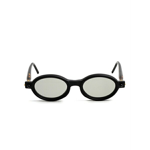 クボラウム メンズ サングラス・アイウェア 付属物 P6 oval-frame sunglasses Black
