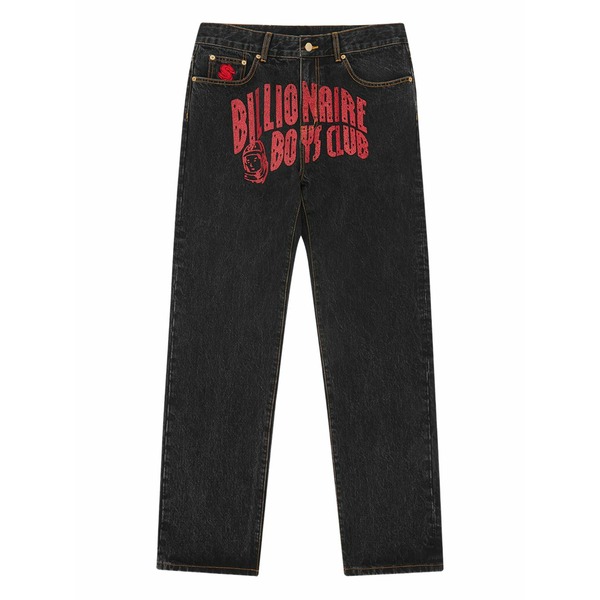 ビリオネアボーイズクラブ メンズ ジーンズズボン下 ボトムス Arch logo graphic jeans Black