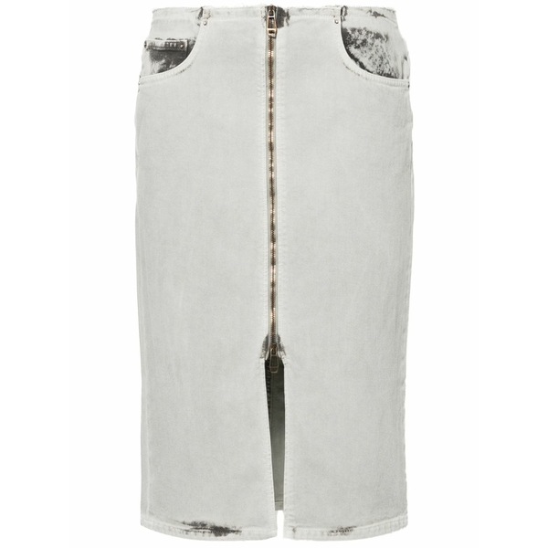 御機嫌冷やりとした レディース スコート ボトムス Denim pencil skirt Grey